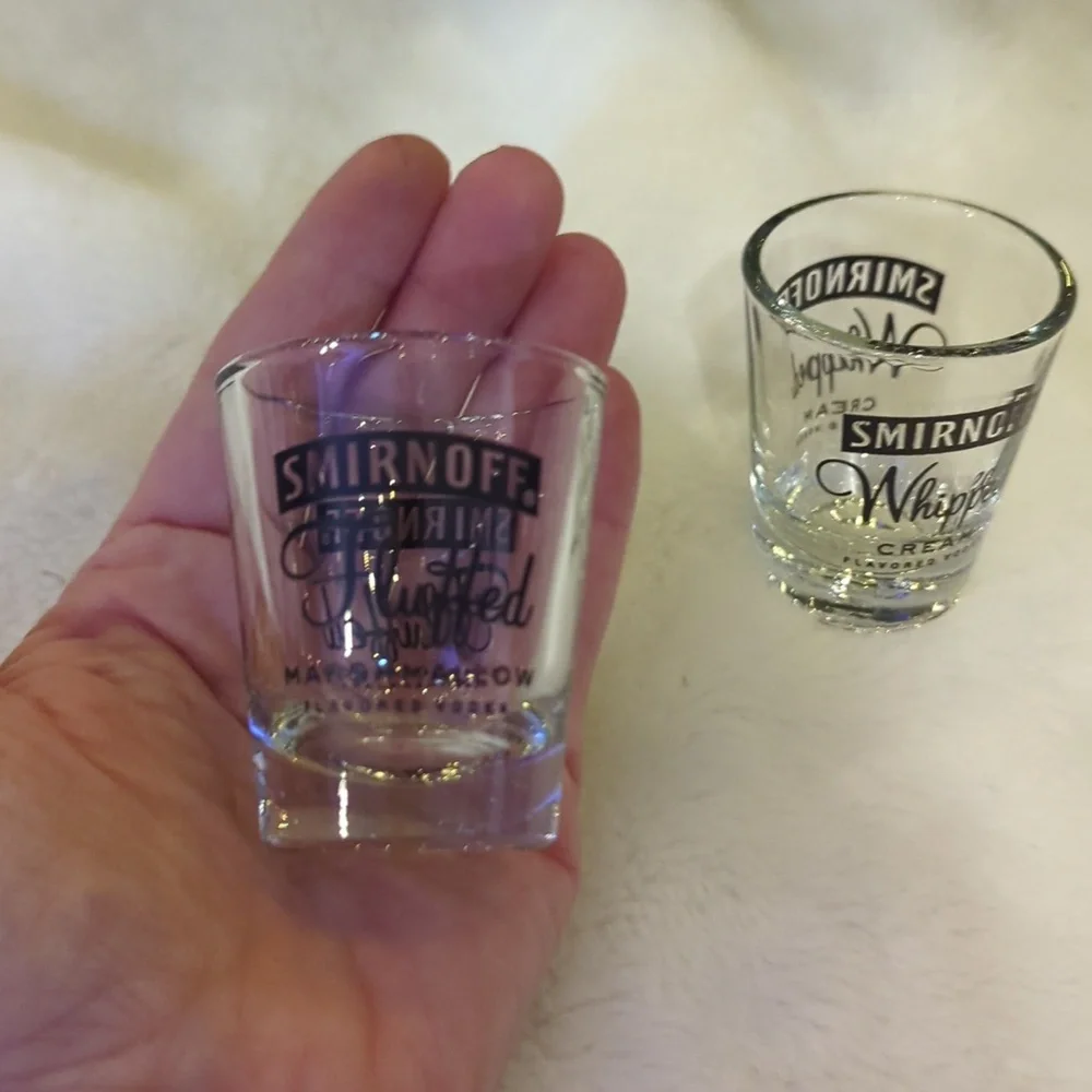 Smirnoff Whipped & Fluffed Shot Glasses